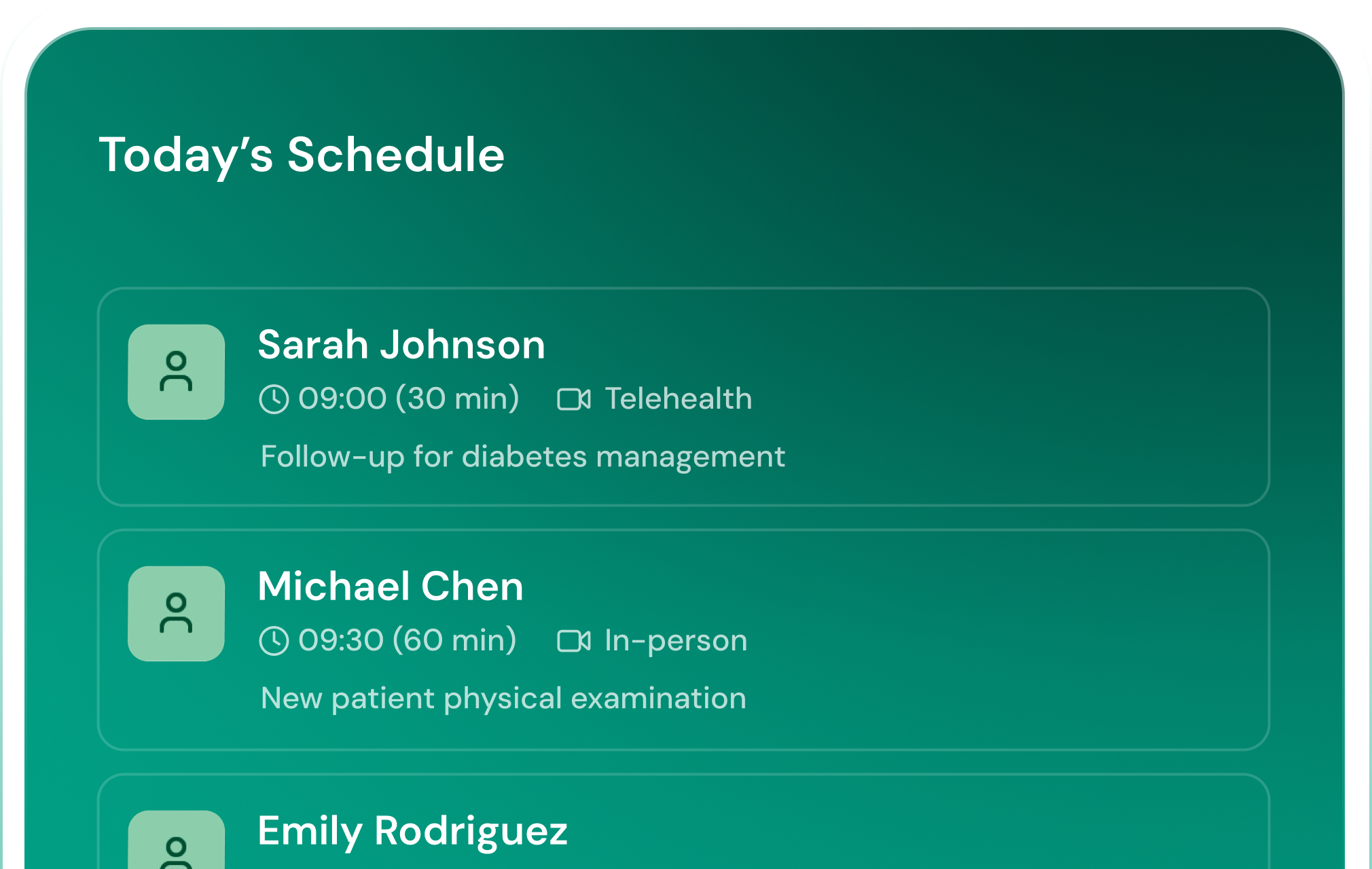 AI-Powered Scheduling Interface
